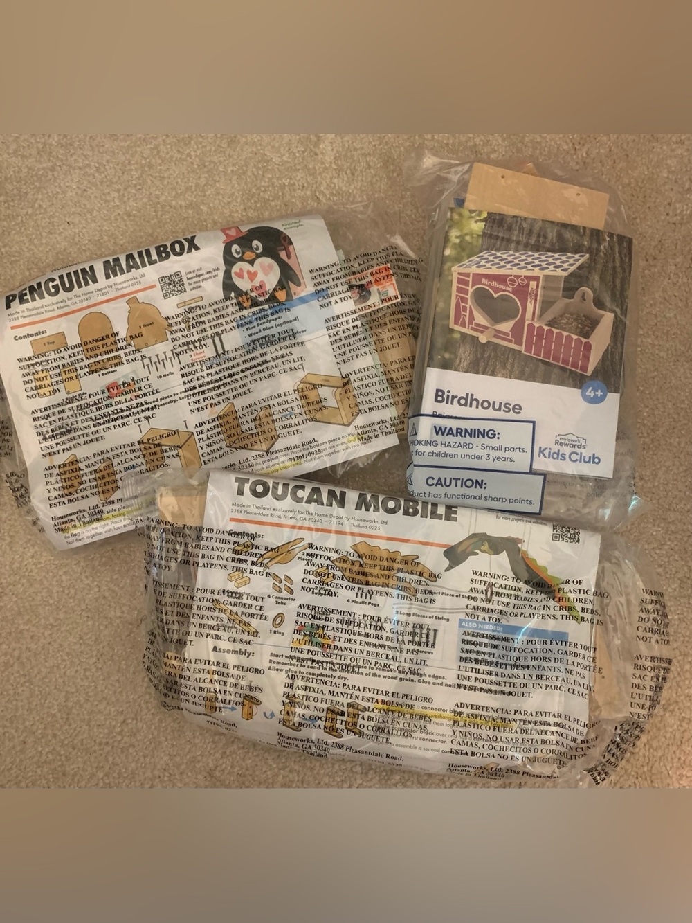 Lowes and Home Depot Kids Projects